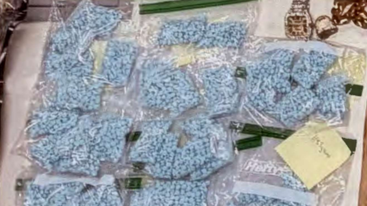 Fentanilo descomisado tras una operación contra el tráfico de esa droga en el sur de Florida en marzo de 2026.