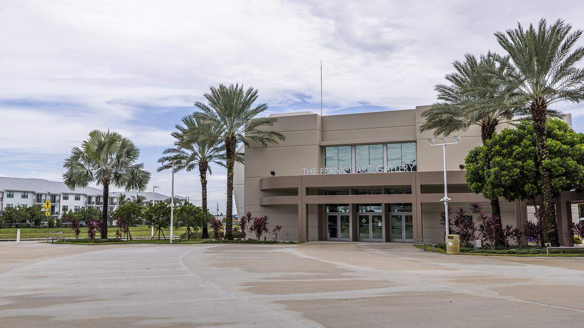 The Frank C. Ortis Art Gallery and Exhibit Hall, where two new exhibitions are now on view.