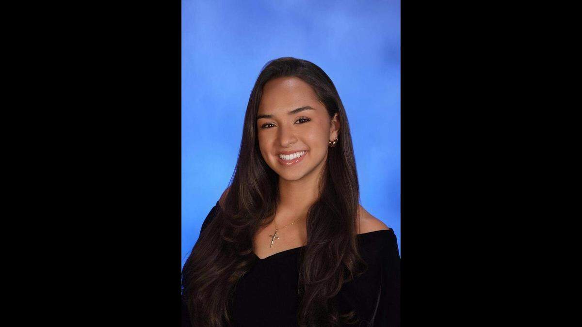 Isabella Abohasen, a senior at Pembroke Pines Charter High