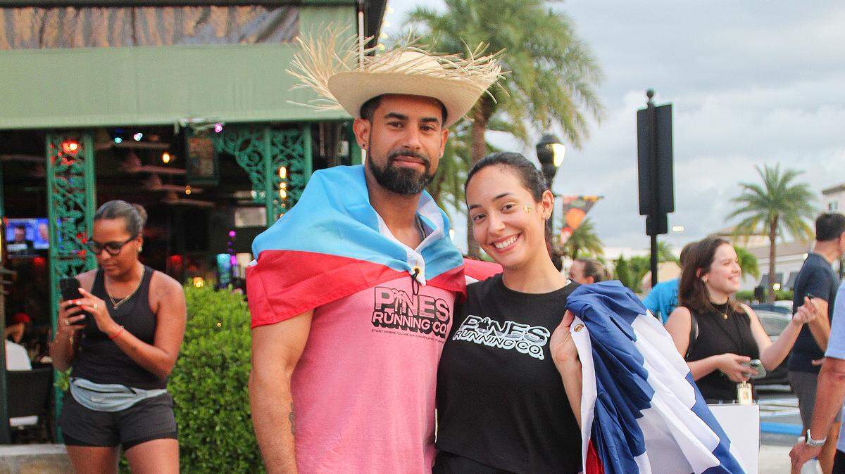 Pines Running Co. founders Adrian Mateo, left, and Janesse Mateo.