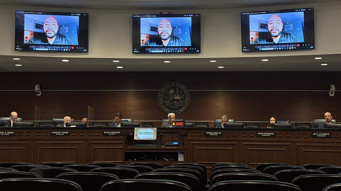 Broward County Supervisor of Elections Joe Scott tuned into the April 15 Pembroke Pines City Commission meeting to discuss ballot costs and logistics.