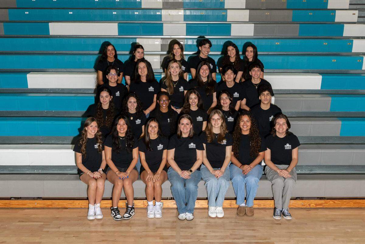 The 2024-25 West Broward High yearbook staff.