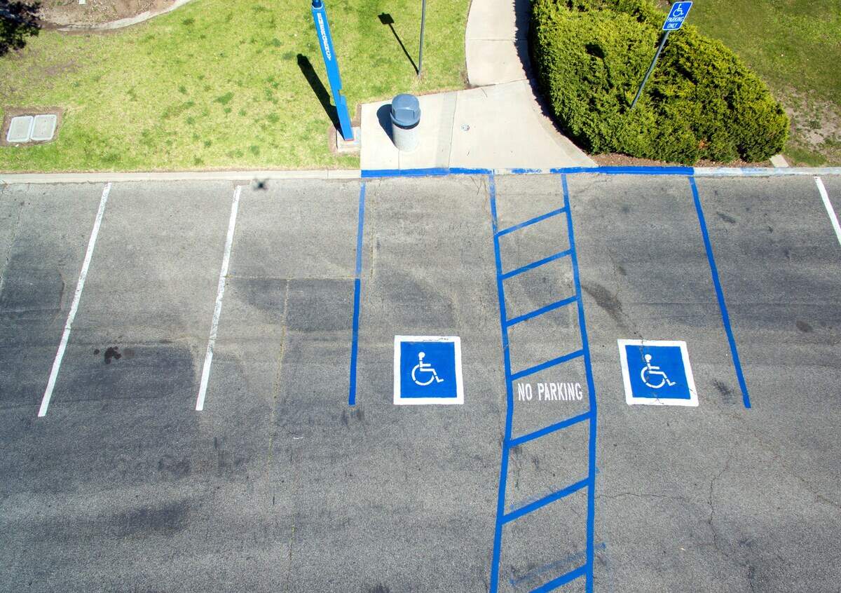 To report illegal accessible parking, contact the Pembroke Pines Police Department’s non-emergency line at 954-764-4357.