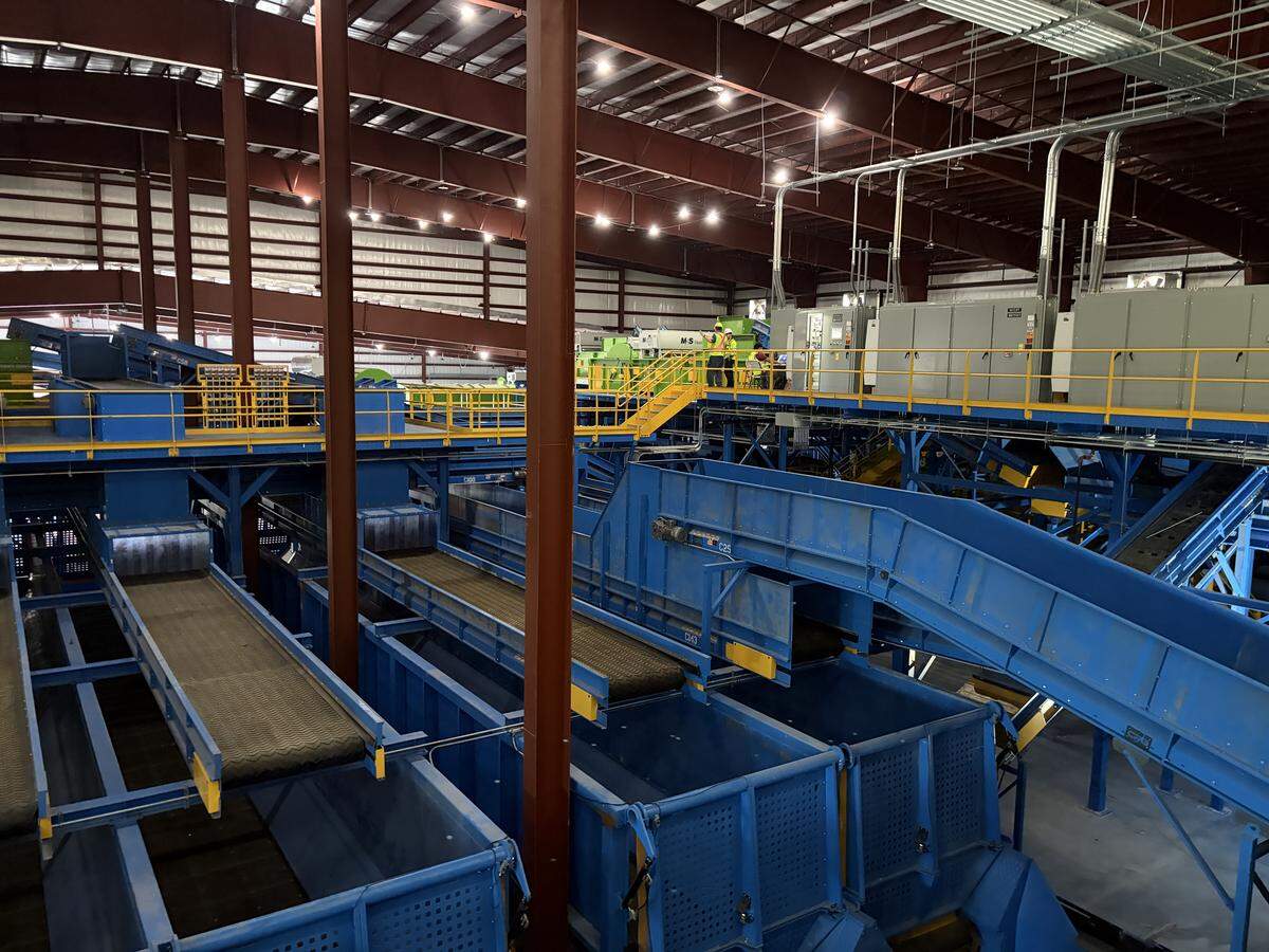 Waste Management Recycling South Florida will feature 17 optical sorters and a streamlined conveyor belt system to maximize efficiency.
