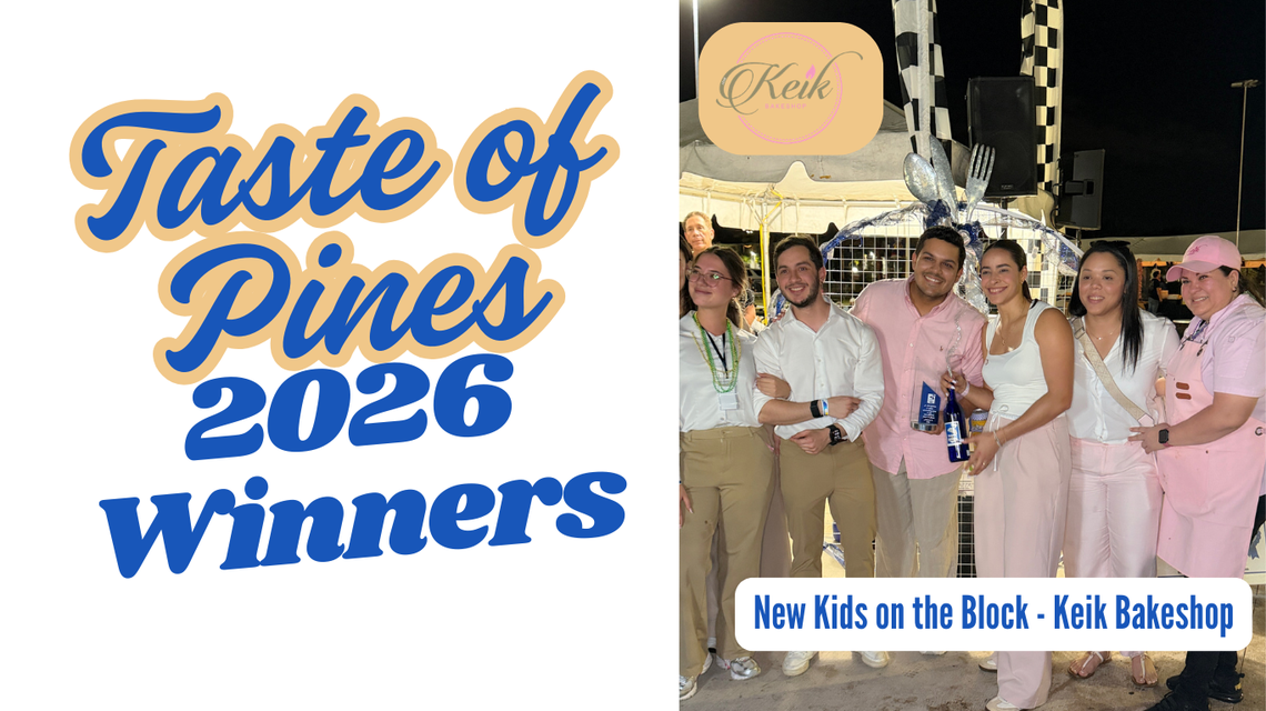 Attendees voted restaurant and bakery Keik Bakeshop for Taste of Pines 2026’s “New Kid on the Block.”